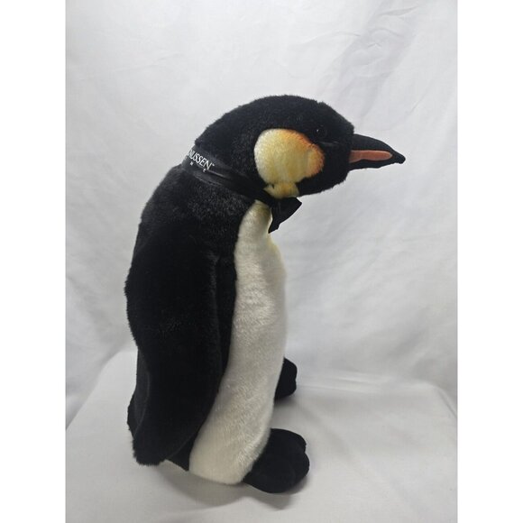 Magnussen Home RARE Penguin Bow Tie Plush Stuffed Animal Toy 18" - Picture 15 of 16